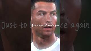 Ronaldo just to be a kid again edit [upl. by Nagyam]