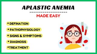 Aplastic anemia causes symptoms diagnosis treatment management pathology made easy [upl. by Adnovay]