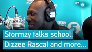 Stormzy talks school Dizzee Rascal depression and more [upl. by Inimod751]