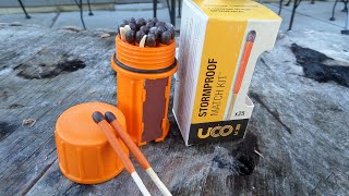 UCO Stormproof Match Kit review [upl. by Sair]