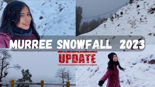 SNOWFALL IN MURREE 2023  MURREE WEATHER TODAY  TRAVEL VLOG [upl. by Aruasi98]