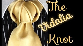 How to tie a tie The Vidalia Knot [upl. by Eibocaj]