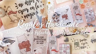 🌾¡¡REGALOS HANDMADE DIARIO ESTUCHE BOLSITAS de TELA MARCAPÁGINAS y mucho más [upl. by Whiteley74]