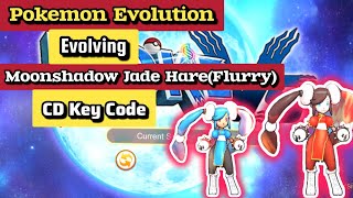 Pokemon Evolution GameplayEvolving Moonshadow FlurryNew CD Key Code [upl. by Moscow524]