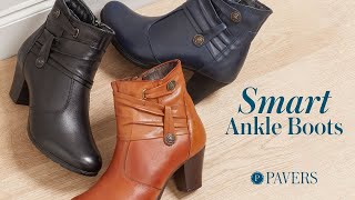 Smart Ankle Boots with Debbie Paver and John Scott [upl. by Olivette]