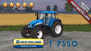 LS 15 Modvorstellung 212 ★ New Holland T7550 [upl. by Adnawt762]