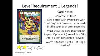 Neopets Battledome TCG Defenders of Neopia Rating the Level 1 Legends [upl. by Ajnotal]