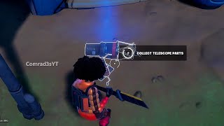 Destroy and collect telescope parts in a single match  Locations Fortnite Scientist Quests [upl. by Silera995]