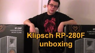 Klipsch RP280F unboxing [upl. by Stelmach]