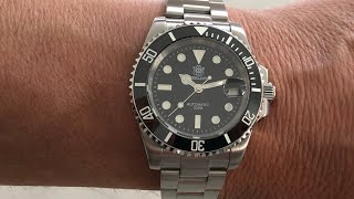 SteelDive Submariner 1953 Diver Watch 300M Closer Look [upl. by Grew769]