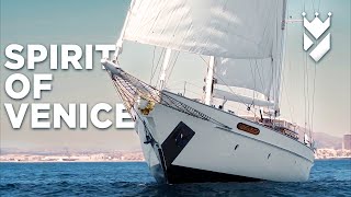 COMPLETELY CUSTOM BUILT SAILING YACHT FOR WORLD CRUISING quotSPIRIT OF VENICEquot [upl. by Margarethe917]