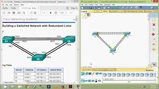 31212 Lab  Building a Switched Network with Redundant Links [upl. by Modesty]