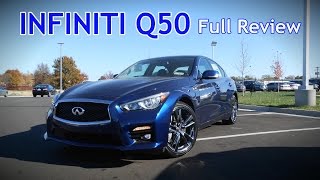 2017 Infiniti Q50 Full Review  20t 30t Sport Red Sport 400 amp Hybrid [upl. by Ardehs]