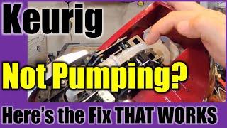 🔥Keurig ● Not Pumping or Dispensing Water 5 Min Fix to Clear Stuck Check Valve ● Works✅ [upl. by Cleland599]