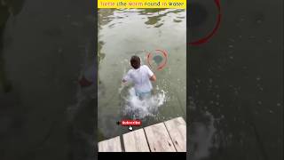 Turtle Like Worm Found In Water 😱🤔shorts [upl. by Anahahs]