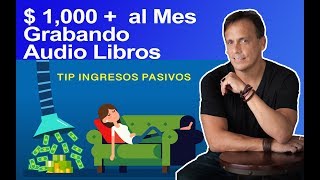 Como Ganar dinero leyendo libros 2020  1000 al mes creando audiolibros e ingresos pasivos [upl. by Rosetta]