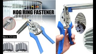 Hog ring plier best tool pang gawa ng cage [upl. by Hukill678]