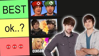 Smosh Tier List 2013 [upl. by Nadabus]