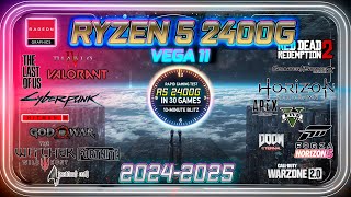 VEGA 11 in 15 GAMES Ryzen 5 2400G in 2024 [upl. by Lime]