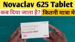 Novaclav 625 Tablet  Novaclav 625 Uses in Hindi  Amoxicillin And Potassium Clavanate Tablet [upl. by Rustie]