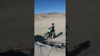 KX 450 hitting a big jump dirt bike [upl. by Gershon948]