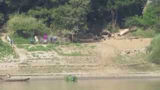 Life along the Irrawaddy river from Bagan to Mandalay Myanmar [upl. by Acimot]