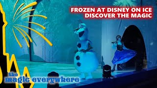 4k Frozen at Disney on Ice  Discover the Magic with Elsa Anna and Olaf [upl. by Llezo]