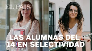 SELECTIVIDAD  Las dos estudiantes que han obtenido un 14 de 14  España [upl. by Elaine]