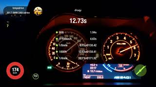 BMW 240i xdrive STOCK acceleration 0100 kmh [upl. by Sybille]