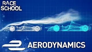 Race School Aerodynamics Downforce amp Slipstreams Explained  Formula E [upl. by Uhthna480]