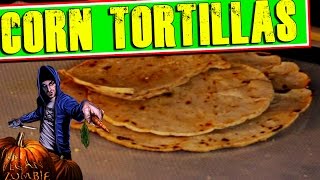 Corn Tortilla Recipe  The Vegan Zombie [upl. by Rubinstein535]