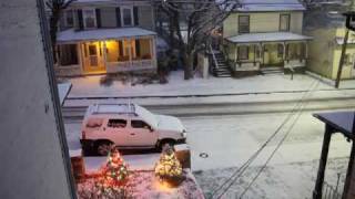 Blizzard 09 Timelapse  Winthrop St Staunton VA [upl. by Eiffub71]