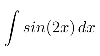 Integral of sin2x substitution [upl. by Kcira]