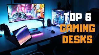 Best Gaming Desks in 2019  Top 6 Gaming Desks Review [upl. by Jarvey]