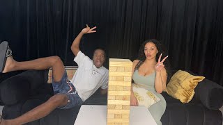 Nick vs Natalie LIVE JENGA [upl. by Dayle]