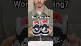 Worth buying Air Jordan 3 Black Cement unboxing 2024 [upl. by Cally]