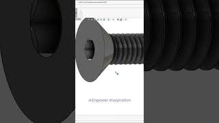 Allen Key Counter Head Screw Assortment  EngineerImagination solidworks shorts trending 3d [upl. by Auqcinahs]