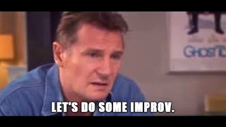 LIAM NEESON  Improvisational Comedy  Lifes Too Short [upl. by Assertal724]