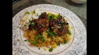 Greek Lamb Chops with Rice amp Tzatziki  Richies FoodGasms [upl. by Halik366]