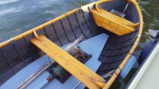 Wooden boat inboard idling [upl. by Einafats802]