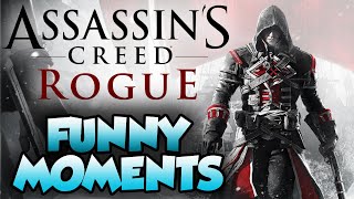 ASSASSINS CREED ROGUE FUNNY MOMENTS AND GLITCHES Remastered [upl. by Ocicnarf940]