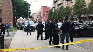 NYPD  Shooting On Flushing Avenue in Brooklyn  52917 [upl. by Auqinimod]