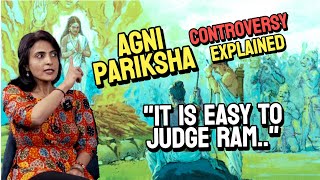 Agni Pariksha Controversy Explained by Ami Ganatra  Amazon Book Talks Podcast  Ramayana [upl. by Clair698]