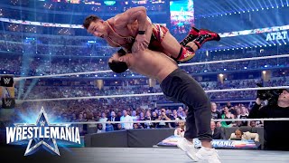 Gable Steveson shooshes Chad Gable with a suplex WrestleMania 38 WWE Network Exclusive [upl. by Notlrac466]