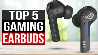 TOP 5 Best Gaming Earbuds 2024 [upl. by Vanny]