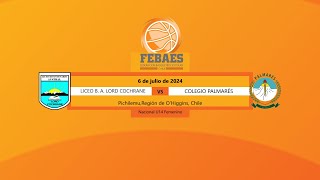 Final  Lic BA Lord Cochrane vs Colegio Palmarés  Nacional U14 Femenino  Pichilemu Chile 2024 [upl. by Lothaire]