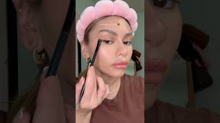 caramel eye look🤎 ig lesliemichelle grwm makeup beauty makeuptutorial glam [upl. by Lisette]