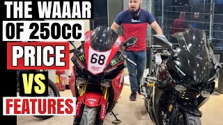 THE BATTLE OF 250cc BIKES  R1 REPLICA 250cc vs 400cc [upl. by Dupre]