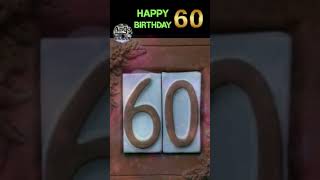 ♫ Zum 60 Geburtstag ♫  Geburtstagswünsche  Happy Birthday [upl. by Naitsirc]