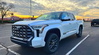 2023 Toyota Tundra Platinum Hybrid 4X4  Overview and Detailed Walkthrough [upl. by Hodess999]